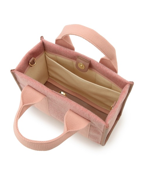 ROPE' PICNIC（ロペピクニック）の「ホースヘア風ミニスクエアトート＆ショルダーバッグ（トートバッグ・レディース・ピンク/グレー/ブラック系その他・FREE）」の20枚目の写真