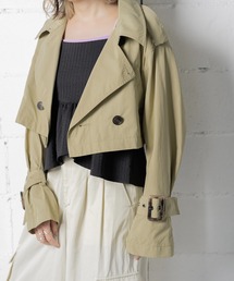 ANOGH（アノフ）の「WATERPROOF SHORT TRENCH COAT（トレンチコート）」