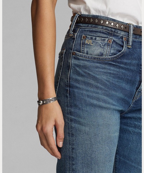 RRL（ダブル アール エル）の「ストレート レッグ フィット トンプソン ジーンズ（デニムパンツ・レディース・ブルー・25/26/27/28/29/24）」の8枚目の写真