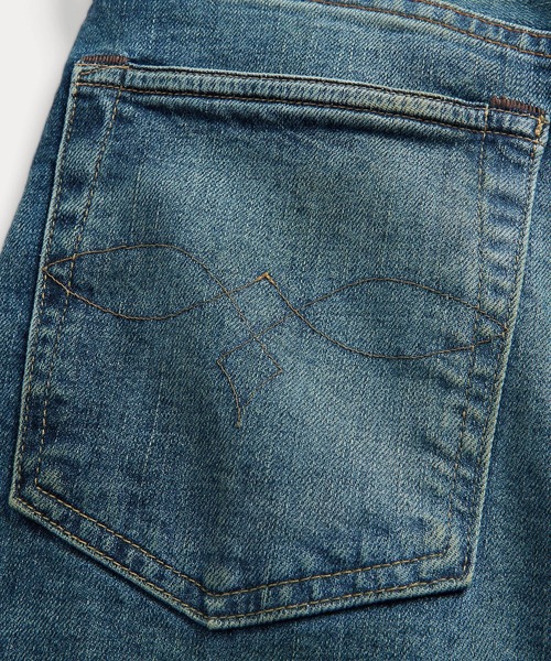 RRL（ダブル アール エル）の「ストレート レッグ フィット トンプソン ジーンズ（デニムパンツ・レディース・ブルー・25/26/27/28/29/24）」の5枚目の写真