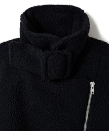 【お値下げしました】スドーク　boa riders jacket / black soduk（スドーク）の「boa riders jacket（ライダースジャケット