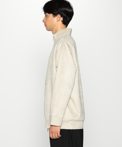 COMME CA ISM（コムサイズム）の「フェイクスエード ハーフジップ プルオーバー（スウェット・メンズ・ブルー/ブラック/グレー・M/L）」の11枚目の写真