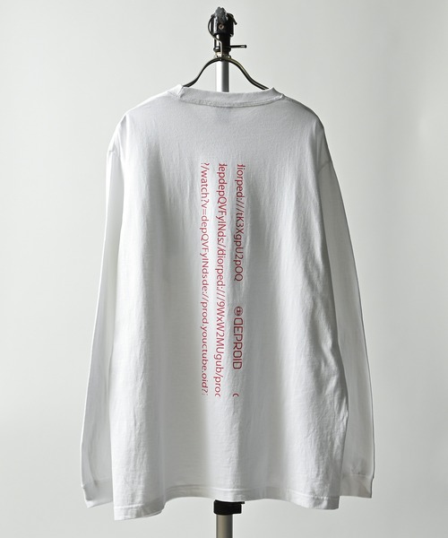 ONE DAY KMC （ワンデイケーエムシー）の「DEPROID / DEPROID×ushichan Cluster amaryllis girl L/S Tee（Tシャツ/カットソー・メンズ・ホワイト・FREE）」の7枚目の写真