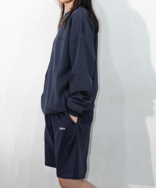 BROKEN BASE(ブロークンベース)の「オーバーサイズ裾ドローコードロンT(Tシャツ/カットソー・メンズ・ネイビー/ブラック/グリーン/ブラウン・MEDIUM/LARGE)」の19枚目の写真