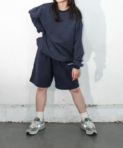 BROKEN BASE(ブロークンベース)の「オーバーサイズ裾ドローコードロンT(Tシャツ/カットソー・メンズ・ネイビー/ブラック/グリーン/ブラウン・MEDIUM/LARGE)」の20枚目の写真