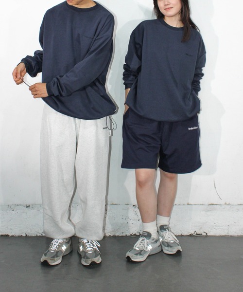 BROKEN BASE(ブロークンベース)の「オーバーサイズ裾ドローコードロンT(Tシャツ/カットソー・メンズ・ネイビー/ブラック/グリーン/ブラウン・MEDIUM/LARGE)」の16枚目の写真