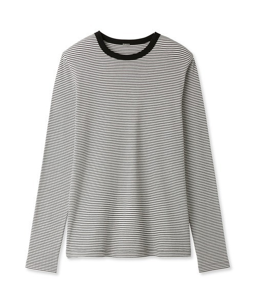 Mila Owen(ミラオーウェン)の「コンパクトロングスリーブプルオーバー(Tシャツ/カットソー・レディース・チャコールグレー/ホワイト/その他・0/1)」の14枚目の写真