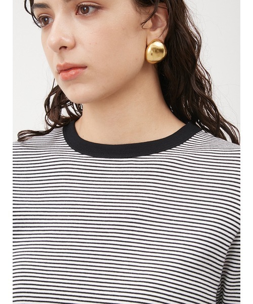 Mila Owen(ミラオーウェン)の「コンパクトロングスリーブプルオーバー(Tシャツ/カットソー・レディース・チャコールグレー/ホワイト/その他・0/1)」の17枚目の写真