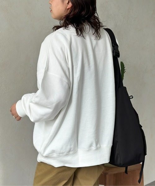 CPCM（シーピーシーエム）の「ワークアウトおじさん刺繍スウェット（スウェット・レディース・キナリ/オフホワイト/ブラック・FREE）」の8枚目の写真