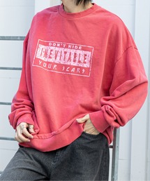 COLONY 2139 | ピグメントダメージ裏毛クルー(BOX)(スウェット)