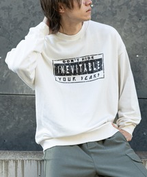 COLONY 2139 | ピグメントダメージ裏毛クルー（BOX）(スウェット)