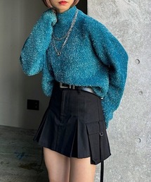 PAGEBOY | ラメフェザーショートプルオーバー(ニット/セーター)