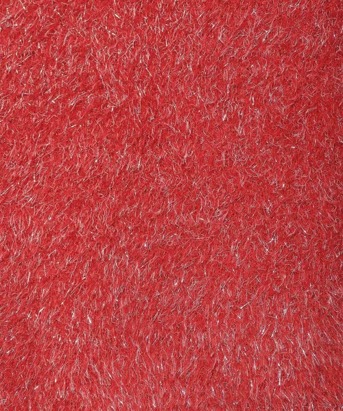 PAGEBOY（ページボーイ）の「ラメフェザーショートプルオーバー〈WEB限定カラーあり〉（ニット/セーター・レディース・ターコイズブルー/オフホワイト/ブラック/ネイビー/レッド・FREE）」の18枚目の写真