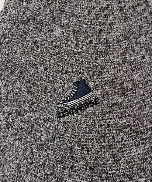 CONVERSE(コンバース)の「【CONVERSE/コンバース】ニットフリースクルーネックプルオーバー(スウェット・メンズ・ブラック/ホワイト系/ネイビー/杢グレー/グレイッシュベージュ/ブルーグリーン・L/LL/M)」の20枚目の写真