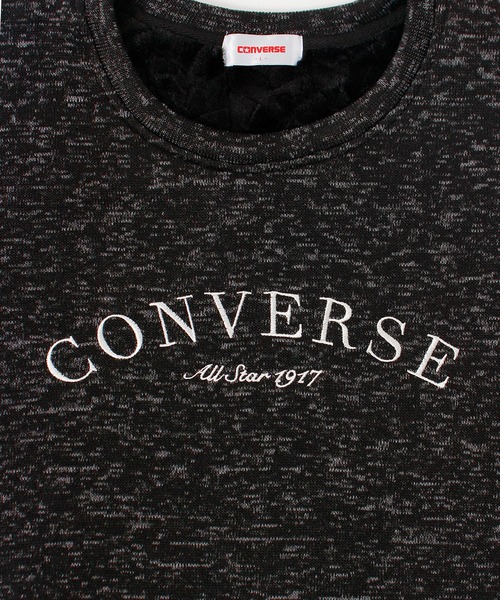 CONVERSE(コンバース)の「【CONVERSE/コンバース】ニットフリースクルーネックプルオーバー(スウェット・メンズ・ブラック/ホワイト系/ネイビー/杢グレー/グレイッシュベージュ/ブルーグリーン・L/LL/M)」の21枚目の写真