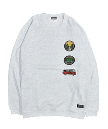 DOUBLE STEAL | 3ワッペン 裏パイルスウェット(スウェット)