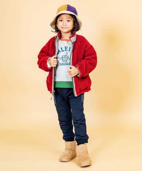 F.O.KIDS（エフオーキッズ）の「F.O.KIDS/エフオーキッズ 切替バケットハット ベルハット（ハット・キッズ・チェック/チャコール/ライトグレー・52/50）」の9枚目の写真