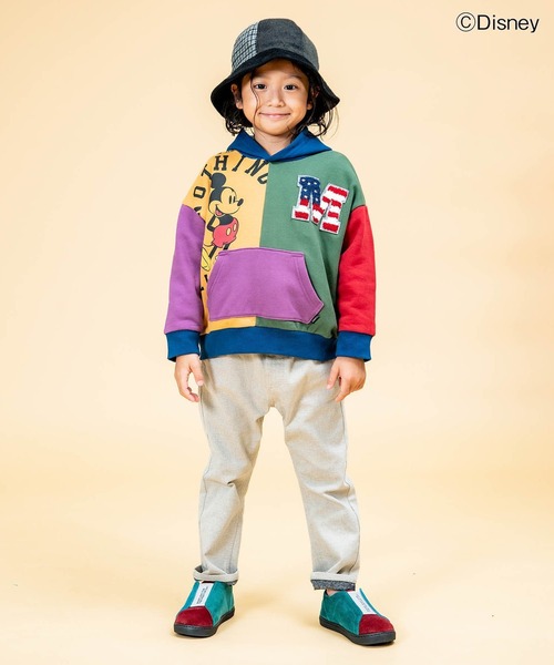 F.O.KIDS（エフオーキッズ）の「F.O.KIDS/エフオーキッズ 切替バケットハット ベルハット（ハット・キッズ・チェック/チャコール/ライトグレー・52/50）」の12枚目の写真