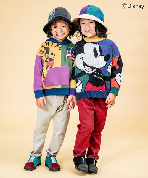 F.O.KIDS（エフオーキッズ）の「F.O.KIDS/エフオーキッズ 切替バケットハット ベルハット（ハット・キッズ・チェック/チャコール/ライトグレー・52/50）」の14枚目の写真