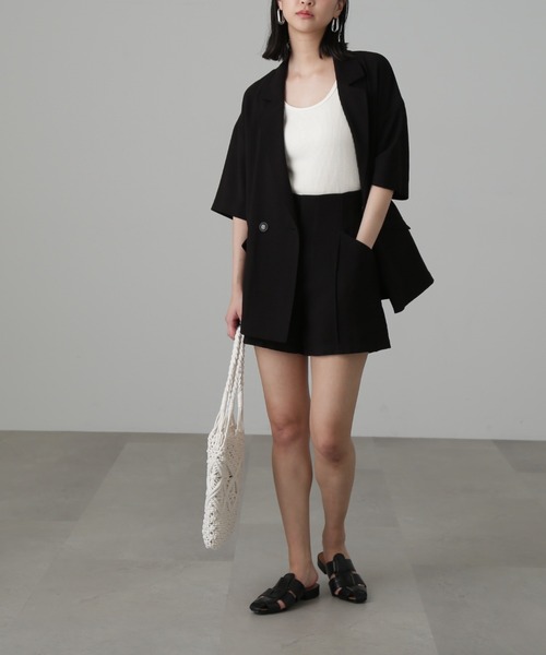 FREE'S MART（フリーズマート）の「◇テレコタンク（タンクトップ・レディース・ホワイト/ブラック/ベージュ・FREE）」の11枚目の写真