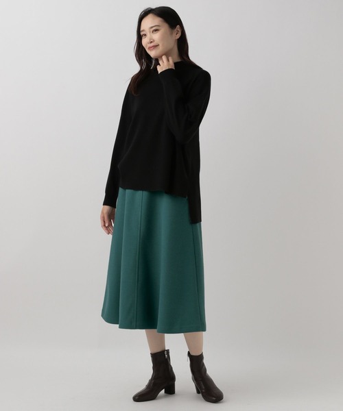 Elura（エルーラ）の「ウールライクフレアスカート（スカート・レディース・グリーン/レッド系その他6/ホワイト・MEDIUM/LARGE）」の6枚目の写真