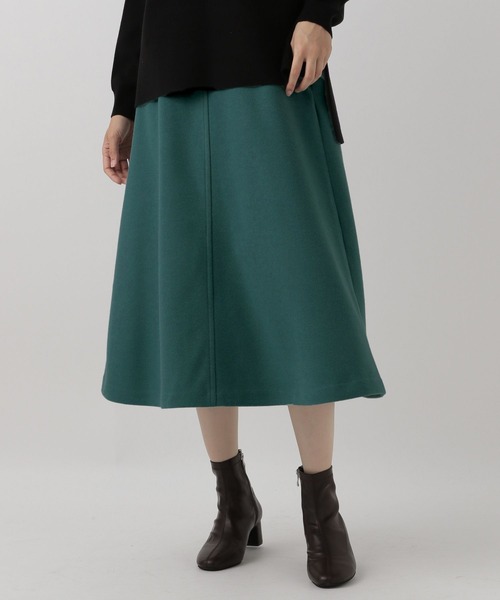 Elura（エルーラ）の「ウールライクフレアスカート（スカート・レディース・グリーン/レッド系その他6/ホワイト・MEDIUM/LARGE）」の7枚目の写真