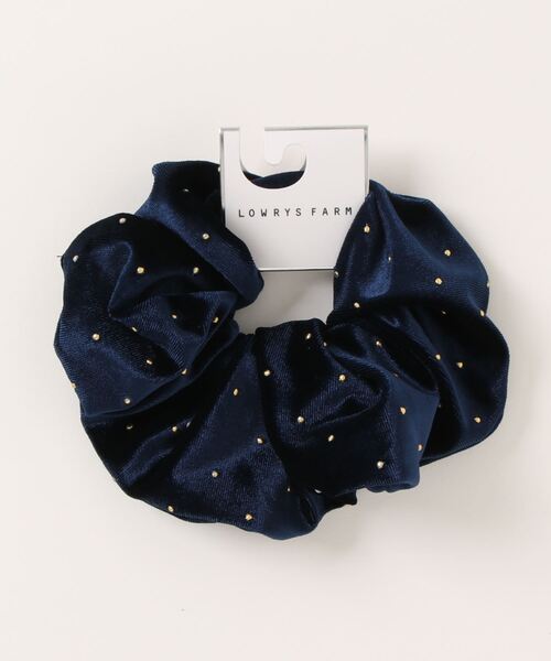 LOWRYS FARM（ローリーズファーム）の「ツブツブシュシュ　989866（シュシュ・レディース・ブラック/ブラウン/ネイビー・FREE）」の3枚目の写真