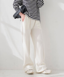 [ 裏起毛 ] ワイドストレートパンツ