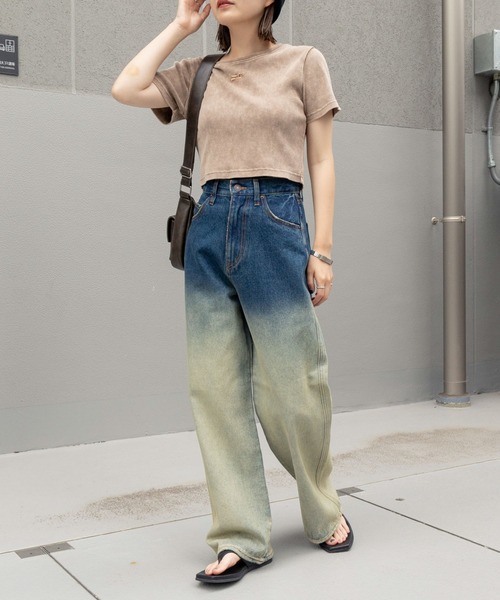 WEGO（ウィゴー）の「WEGO/【XS～豊富なサイズ展開！】ストレートデニムパンツ（デニムパンツ・レディース・インディゴブルー/ホワイト/ブラック系その他/ライトインディゴブルー/ブラック/コバルトブルー/ブルー系1/ブラック系1/その他1・X-SMALL/MEDIUM/SMALL/LARGE）」の13枚目の写真