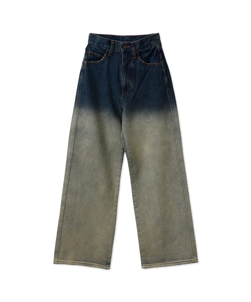 WEGO（ウィゴー）の「WEGO/【XS～豊富なサイズ展開！】ストレートデニムパンツ（デニムパンツ・レディース・インディゴブルー/ホワイト/ブラック系その他/ライトインディゴブルー/ブラック/コバルトブルー/ブルー系1/ブラック系1/その他1・X-SMALL/MEDIUM/SMALL/LARGE）」の14枚目の写真