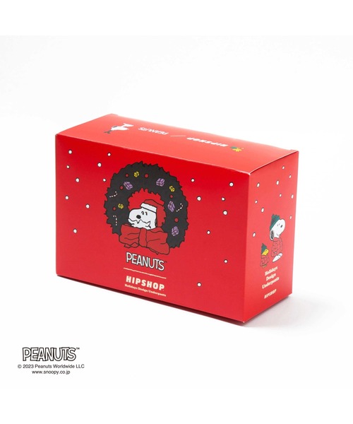HIPSHOP(ヒップショップ)の「クリスマス限定<PEANUTS>ピーナッツ ホリデーデザイン アンダーパンツ3点セット/メンズ ボクサーパンツ ポリエステルタイプ ギフトボックス/HIPSHOP(ヒップショップ)(ボクサーパンツ・メンズ・A・L/M/LL)」の15枚目の写真