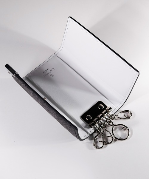 LANVIN en Bleu（ランバンオンブルー）の「“アクア” キーケース（キーケース/キーアクセサリー・メンズ・グリーン/ホワイト/ブラック・FREE）」の6枚目の写真