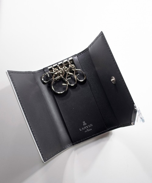 LANVIN en Bleu（ランバンオンブルー）の「“アクア” キーケース（キーケース/キーアクセサリー・メンズ・グリーン/ホワイト/ブラック・FREE）」の4枚目の写真