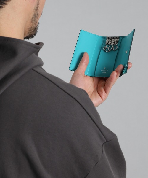LANVIN en Bleu（ランバンオンブルー）の「“アクア” キーケース（キーケース/キーアクセサリー・メンズ・グリーン/ホワイト/ブラック・FREE）」の17枚目の写真