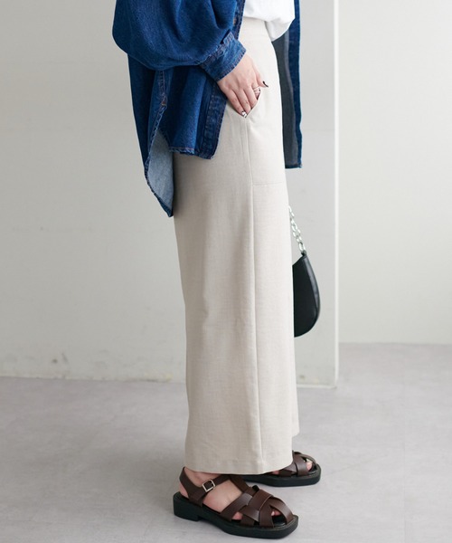 DISCOAT（ディスコート）の「テックリネンナロースカート（スカート・レディース・ライトグレー/オレンジ/チャコールグレー・LARGE/SP/MT/SMALL/MEDIUM）」の16枚目の写真