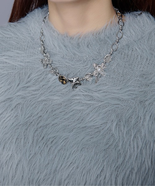 Ellno Loset（エルノロゼット）の「アソートモチーフネックレス（ネックレス・メンズ・シルバー・FREE）」の4枚目の写真