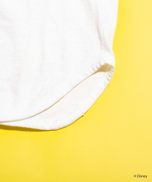 GOOD ROCK SPEED(グッドロックスピード)の「【GOOD ROCK SPEED/グッドロックスピード】別注ミッキー / プリント ベースボールTシャツ 7分袖 / MICKEY(Tシャツ/カットソー・メンズ・ライトグレー/ホワイト・M/L)」の3枚目の写真