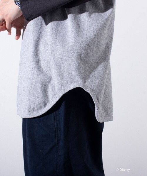 GOOD ROCK SPEED(グッドロックスピード)の「【GOOD ROCK SPEED/グッドロックスピード】別注ミッキー / プリント ベースボールTシャツ 7分袖 / MICKEY(Tシャツ/カットソー・メンズ・ライトグレー/ホワイト・M/L)」の22枚目の写真