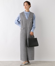 LEPSIM | 【入卒式/セレモニー】ツィードVネックサロペ 989531(サロペット/オーバーオール)