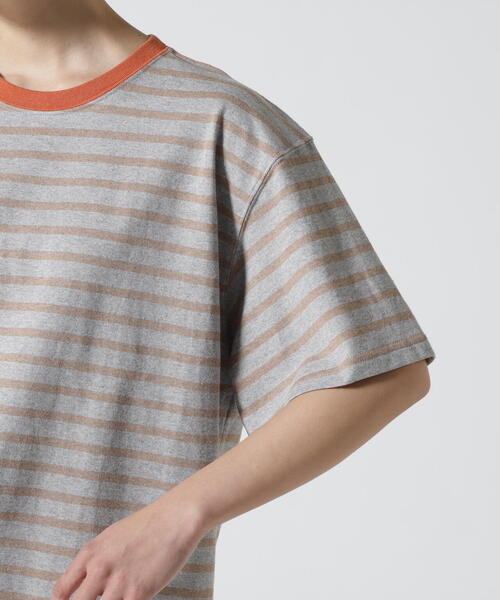 tシャツ SOGLIA/ソリア　OPEN END BORDER TEE リンガーボーダーＴ レディース soglia（ソリア）の「SOGLIA/ソリア OPEN END BORDER TEE