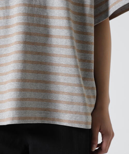 tシャツ SOGLIA/ソリア　OPEN END BORDER TEE リンガーボーダーＴ レディース soglia（ソリア）の「SOGLIA/ソリア OPEN END BORDER TEE