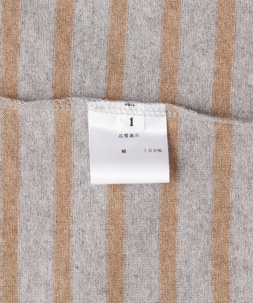 セール】SOGLIA/ソリア OPEN END BORDER TEE リンガーボーダーT