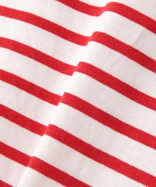 soglia（ソリア）の「SOGLIA/ソリア OPEN END BORDER TEE