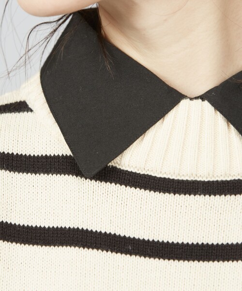 To b. by agnes b.（トゥービーバイアニエスベー）の「ソフトニット プルオーバー（ニット/セーター・レディース・ホワイト系その他・FREE）」の16枚目の写真