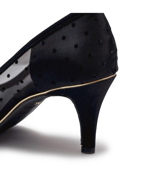 Launa lea(ラウナレア)の「リボンチュールヒールパンプス(0556)(パンプス・レディース・ブラック/ベージュ/ライラック・24.5cm/25.0cm/22.0cm/22.5cm/23.0cm/23.5cm/24.0cm)」の12枚目の写真