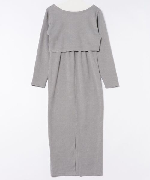 3.3 Field Trip (3.3フィールドトリップ)の「3.3 Field Trip/ニットワンピース(SET) 2100050(ワンピース・レディース・グレー/ブラック・FREE)」の4枚目の写真