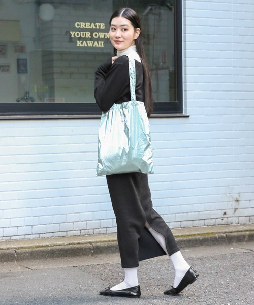 3.3 Field Trip (3.3フィールドトリップ)の「3.3 Field Trip/ニットワンピース(SET) 2100050(ワンピース・レディース・グレー/ブラック・FREE)」の22枚目の写真