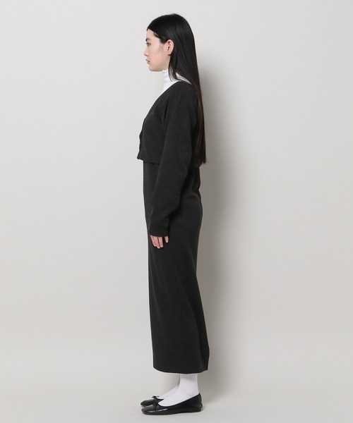 3.3 Field Trip (3.3フィールドトリップ)の「3.3 Field Trip/ニットワンピース(SET) 2100050(ワンピース・レディース・グレー/ブラック・FREE)」の11枚目の写真