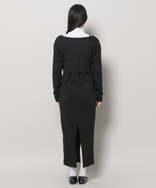 3.3 Field Trip (3.3フィールドトリップ)の「3.3 Field Trip/ニットワンピース(SET) 2100050(ワンピース・レディース・グレー/ブラック・FREE)」の5枚目の写真