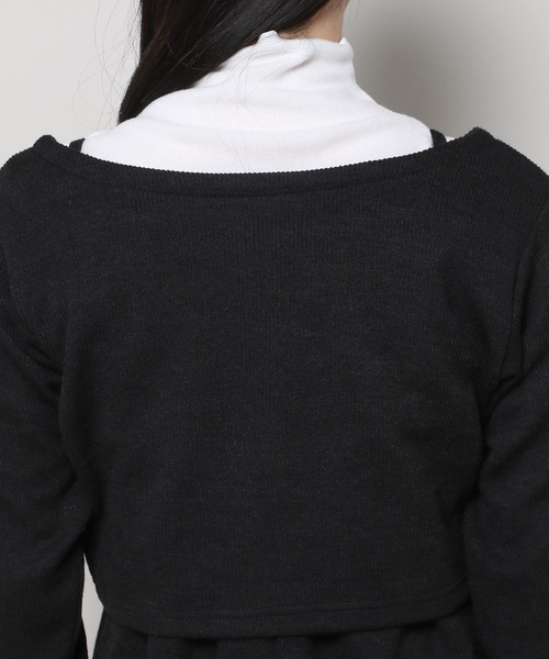 3.3 Field Trip (3.3フィールドトリップ)の「3.3 Field Trip/ニットワンピース(SET) 2100050(ワンピース・レディース・グレー/ブラック・FREE)」の6枚目の写真